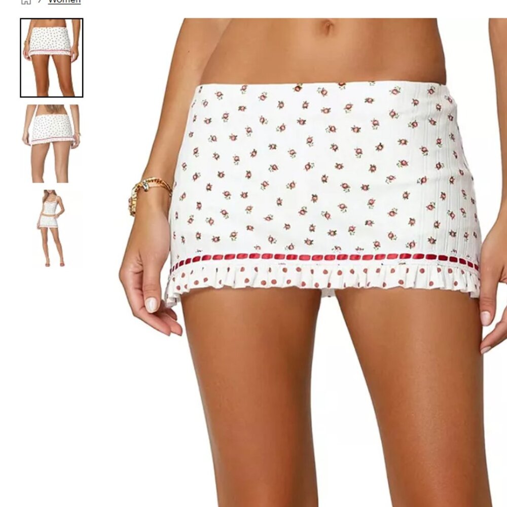 Edikted Mica Floral Mini Skort